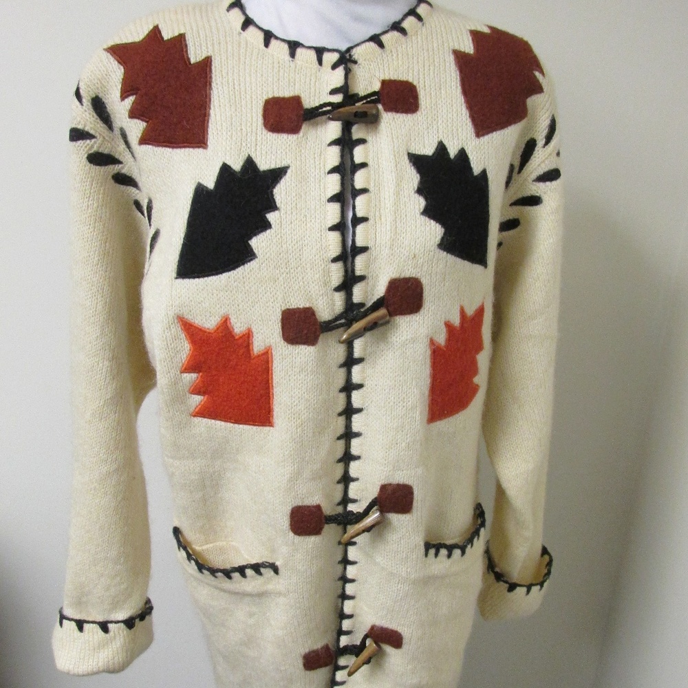 I B Diffusion Mohair Sweater Coat Size Small